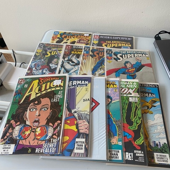 Bundle of 12 DC 1980s-1990s Superman Comic Books - Picture 3 of 9